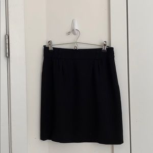 LOFT petites black skirt basic size 00